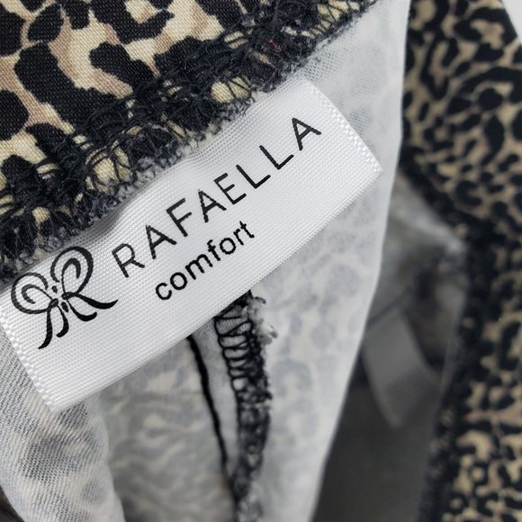 Rafaella Comfort Pull On Women's Cheetah Print Pants Size 14 - Picture 3 of 7